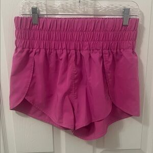 Vibrant Pink Women's Athletic Shorts